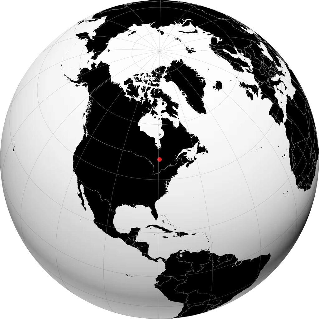 Ville-Marie sul globo