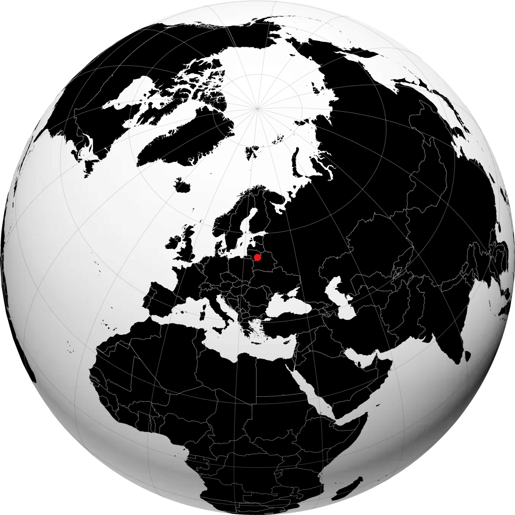 Vilnius sul globo