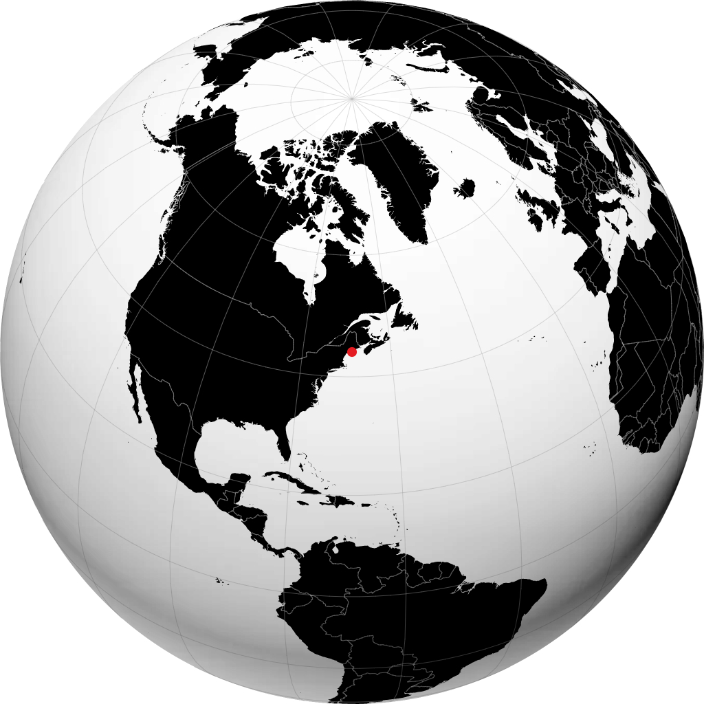 Vinalhaven sul globo