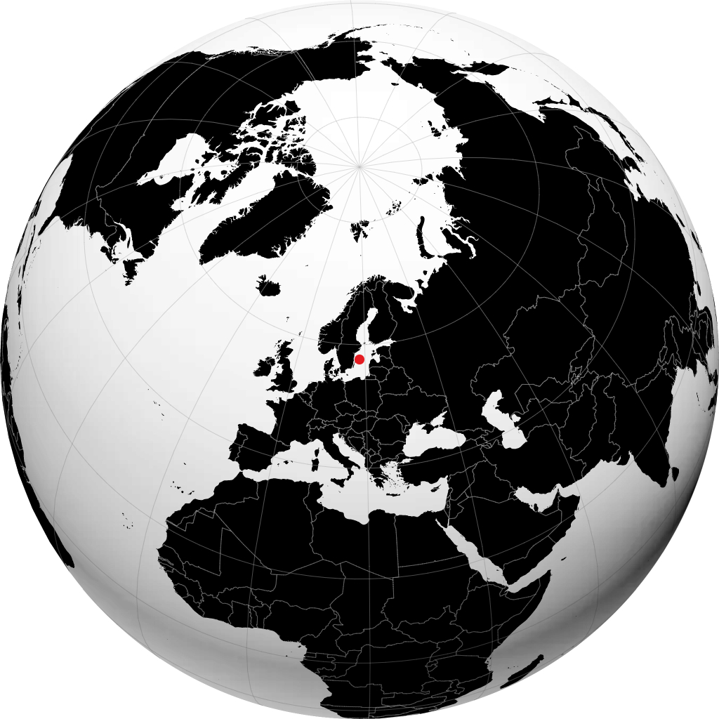 Visby sul globo