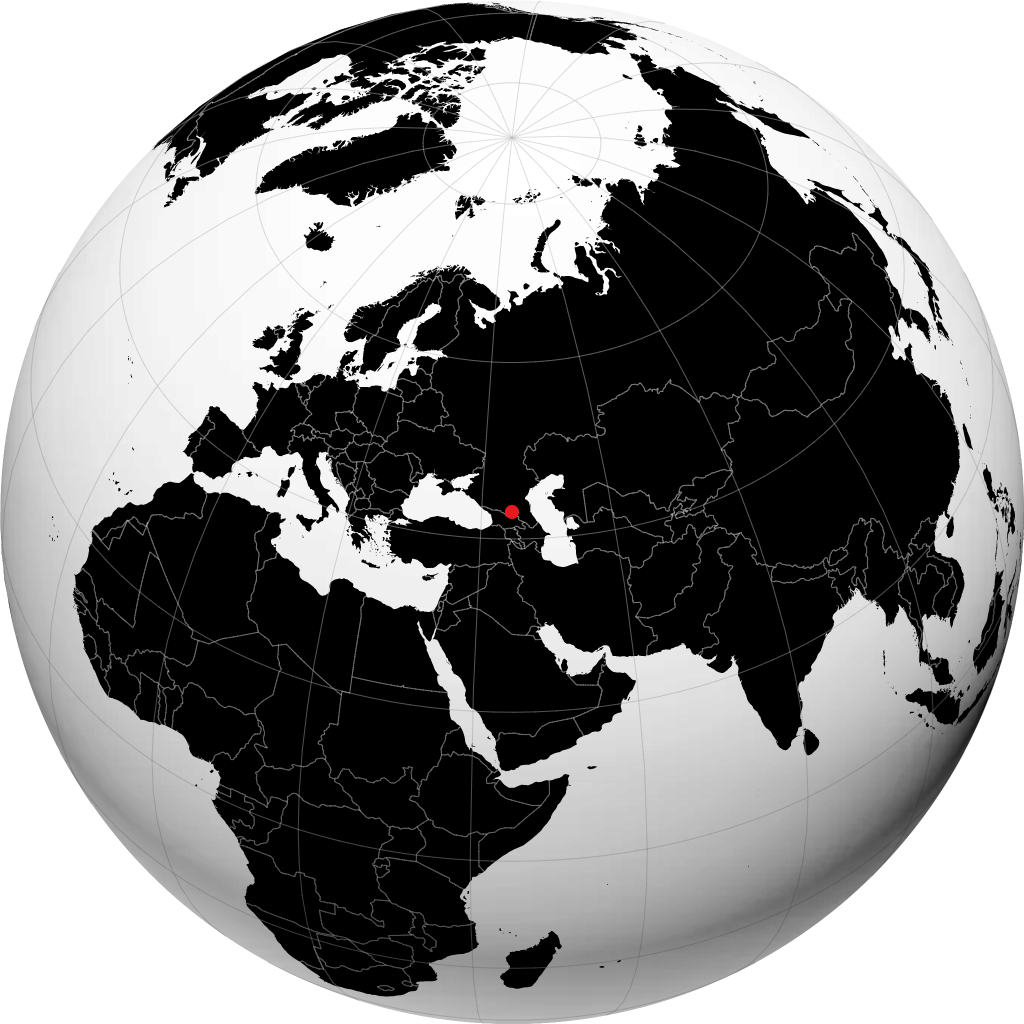 Vladikavkaz sul globo