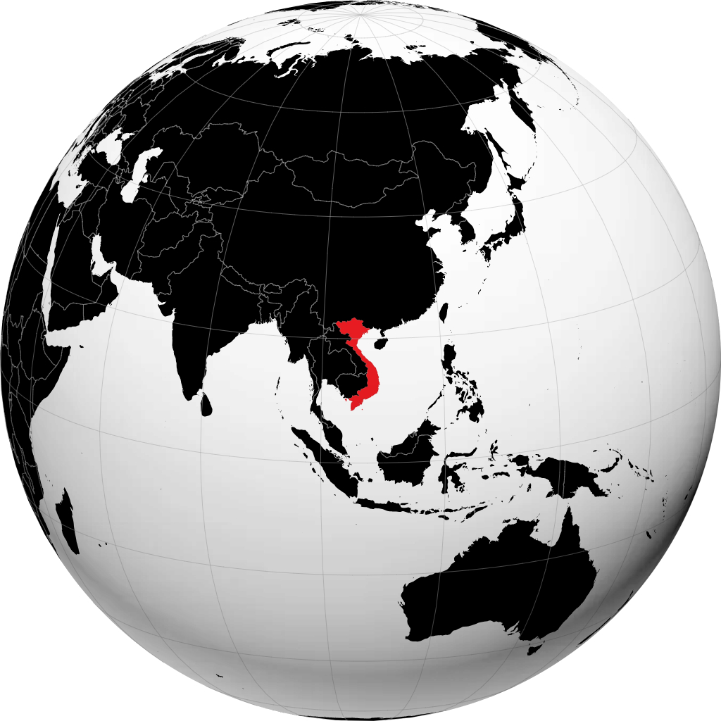 Vietnam sul globo