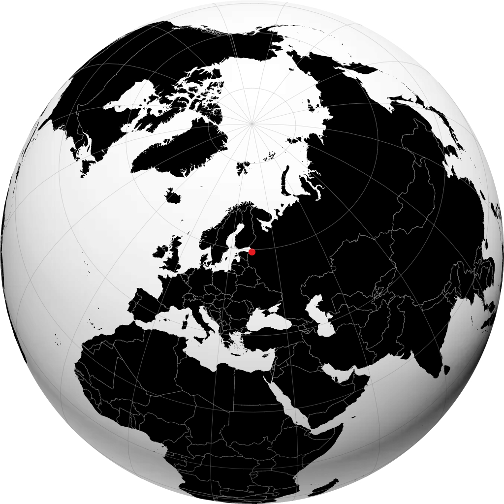 Volosovo sul globo