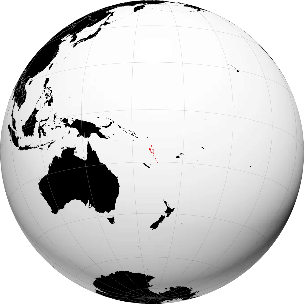 Vanuatu sul globo