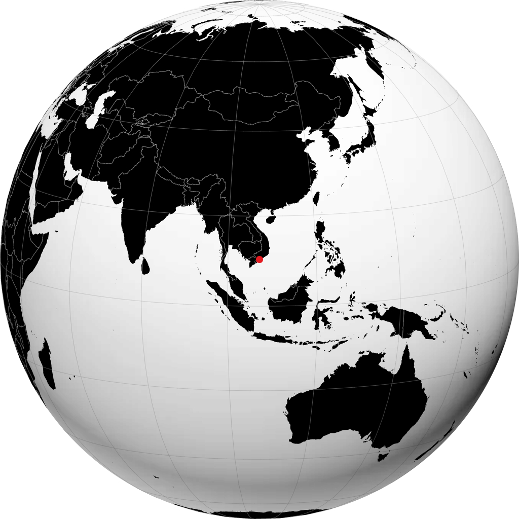Vũng Tàu sul globo