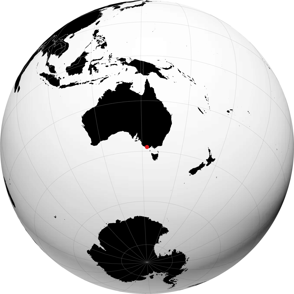 Warrnambool sul globo