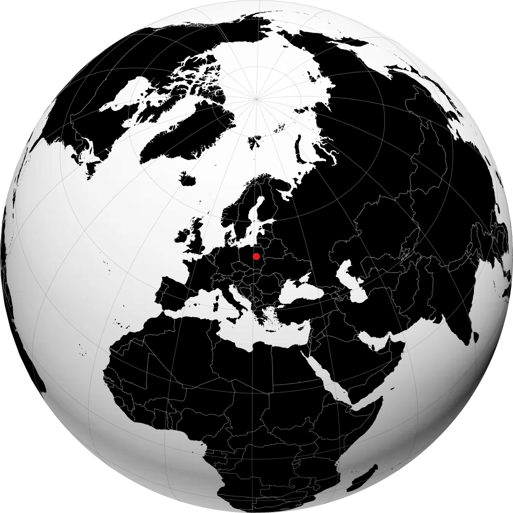 Varsavia sul globo