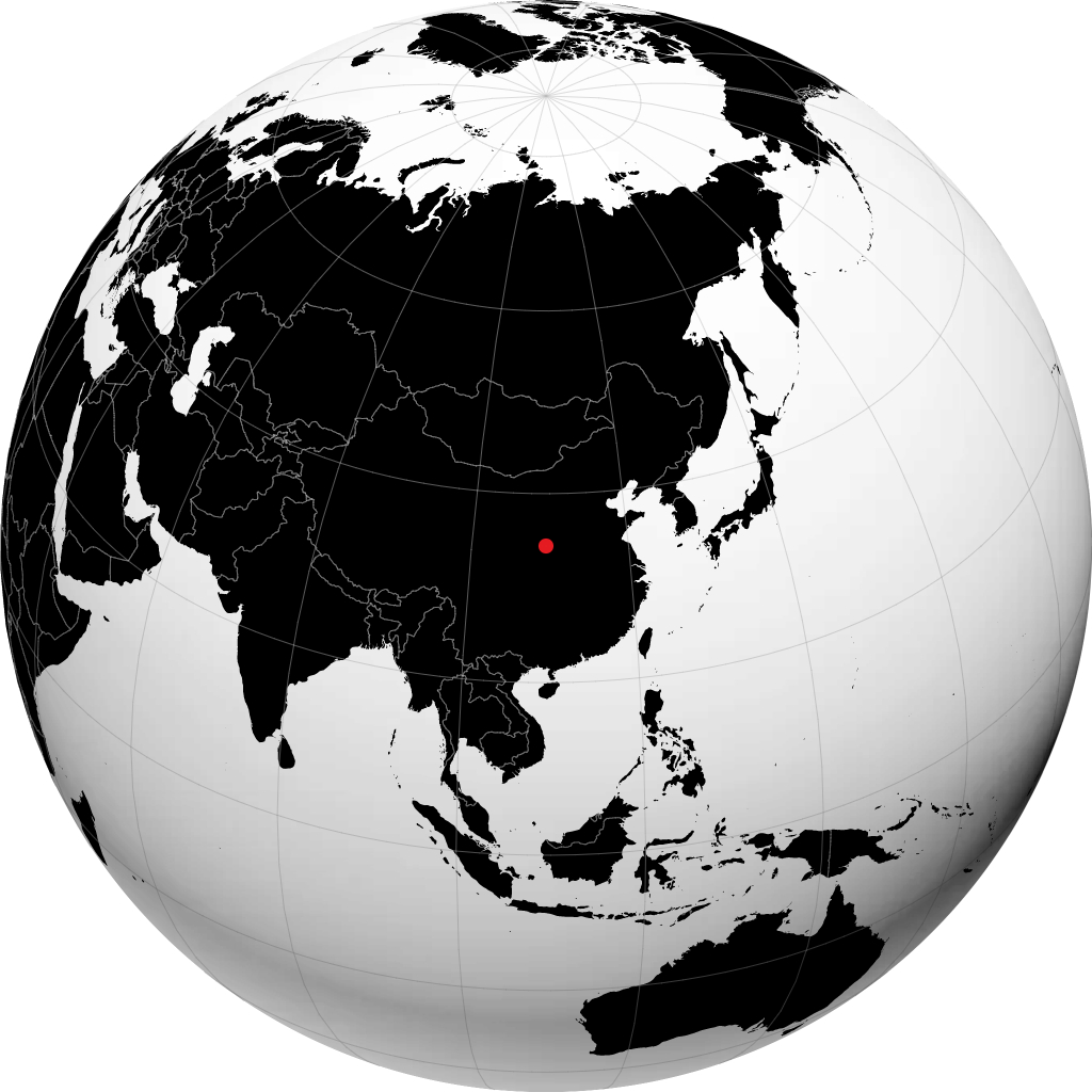 Weinan sul globo