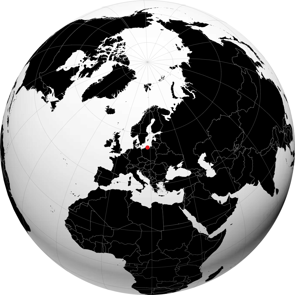 Wejherowo sul globo