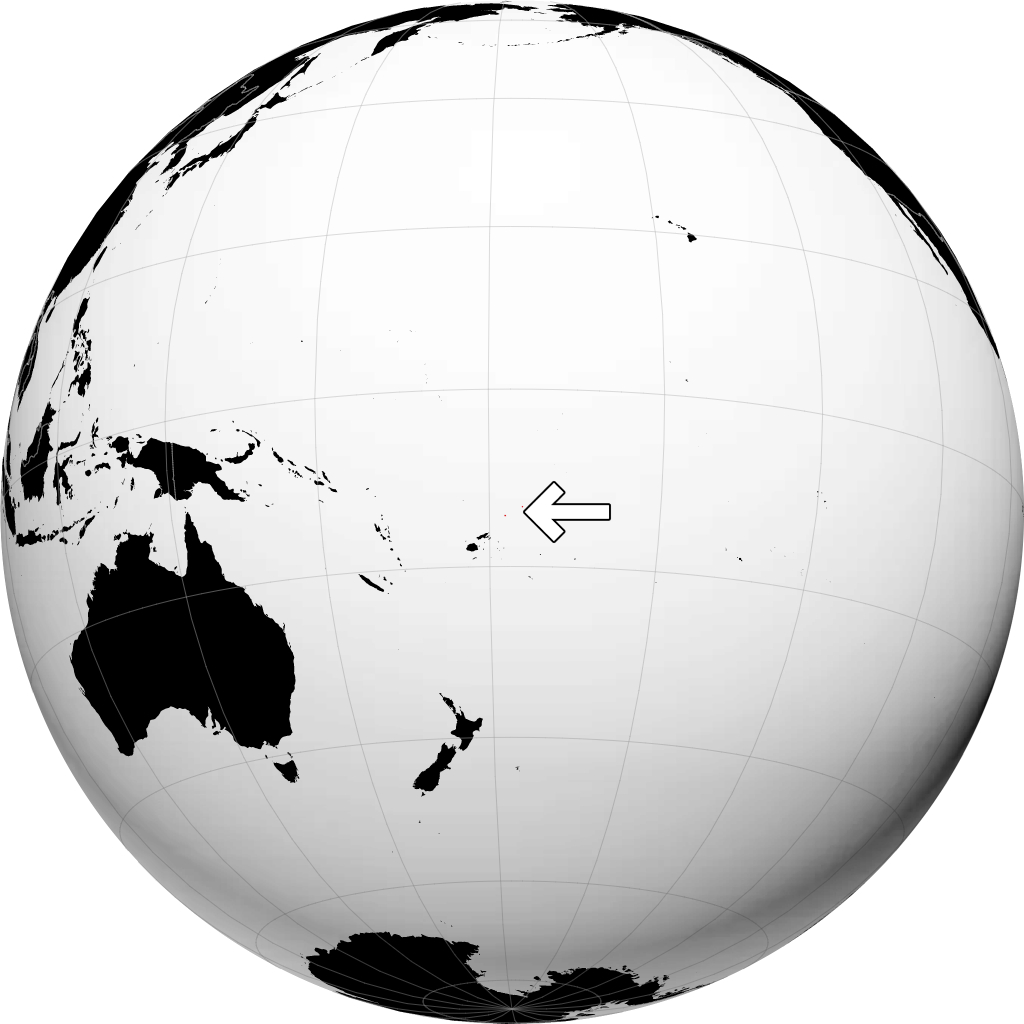 Wallis e Futuna sul globo