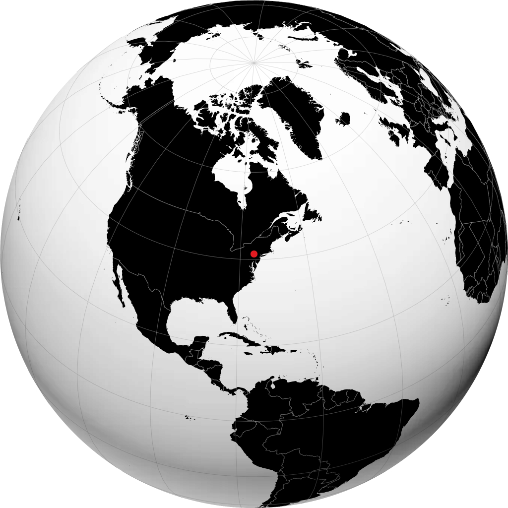 Wilkes-Barre sul globo