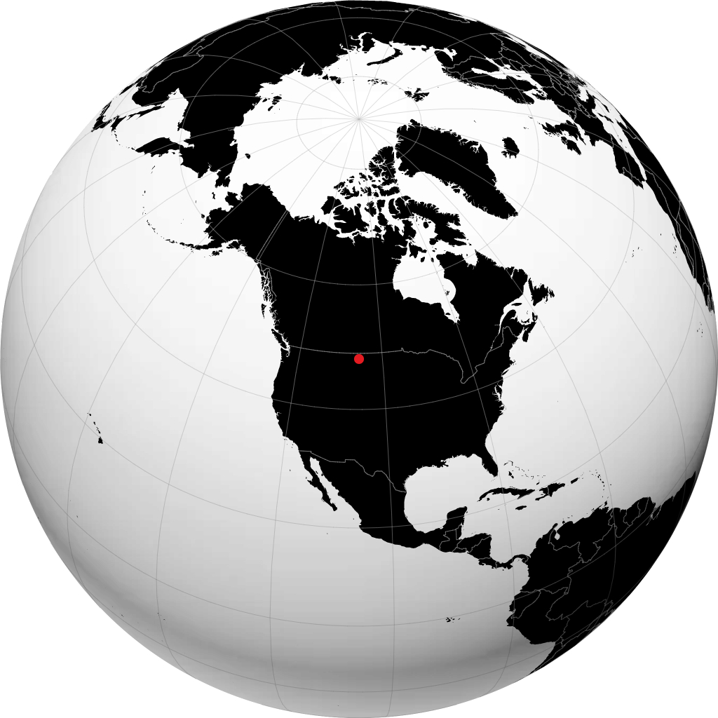 Wolf Point sul globo
