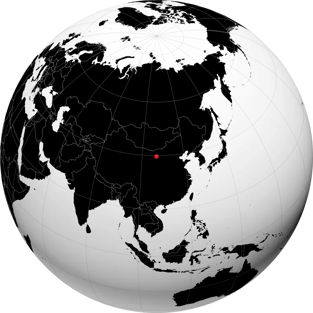 Wuhai sul globo