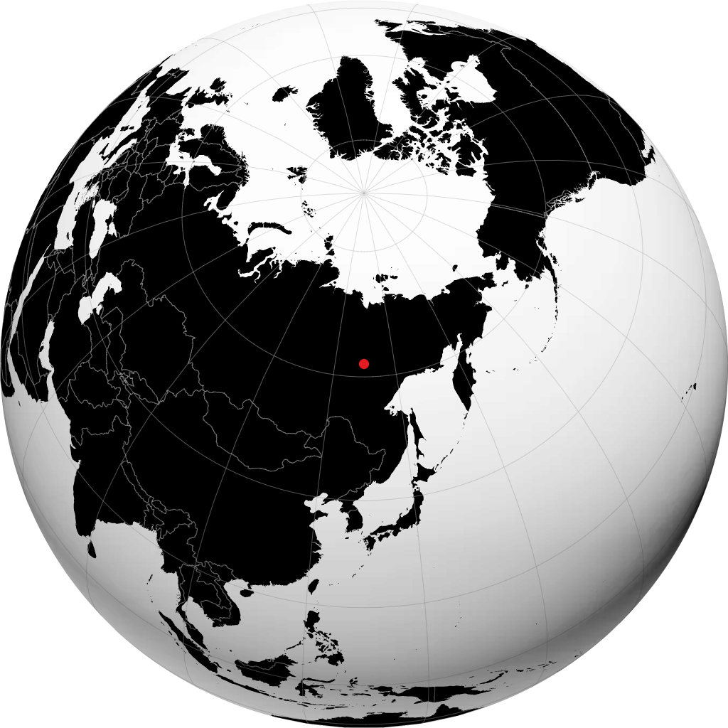 Jakutsk sul globo