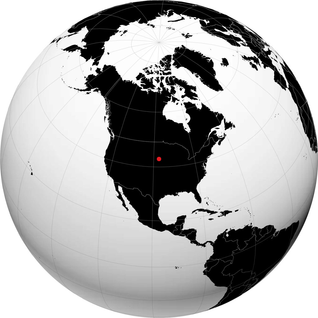 Yankton sul globo