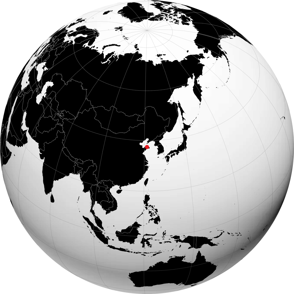Yantai sul globo