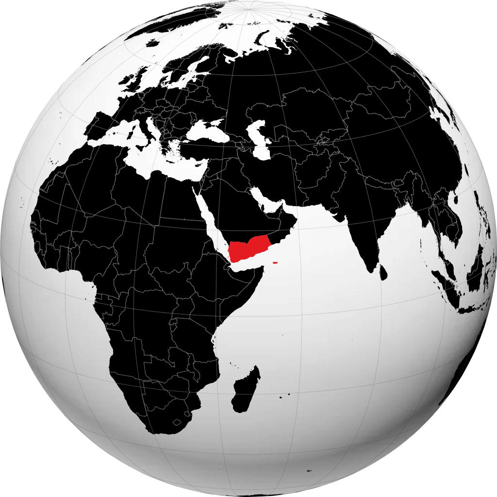 Yemen sul globo