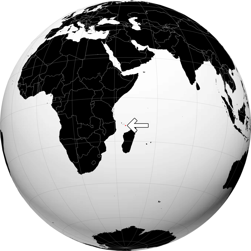 Mayotte sul globo