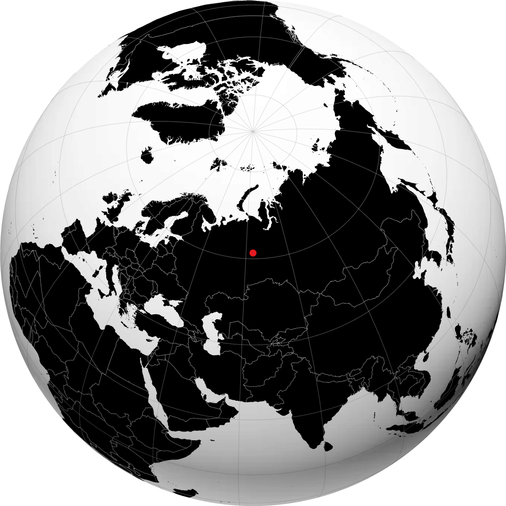 Yugorsk sul globo