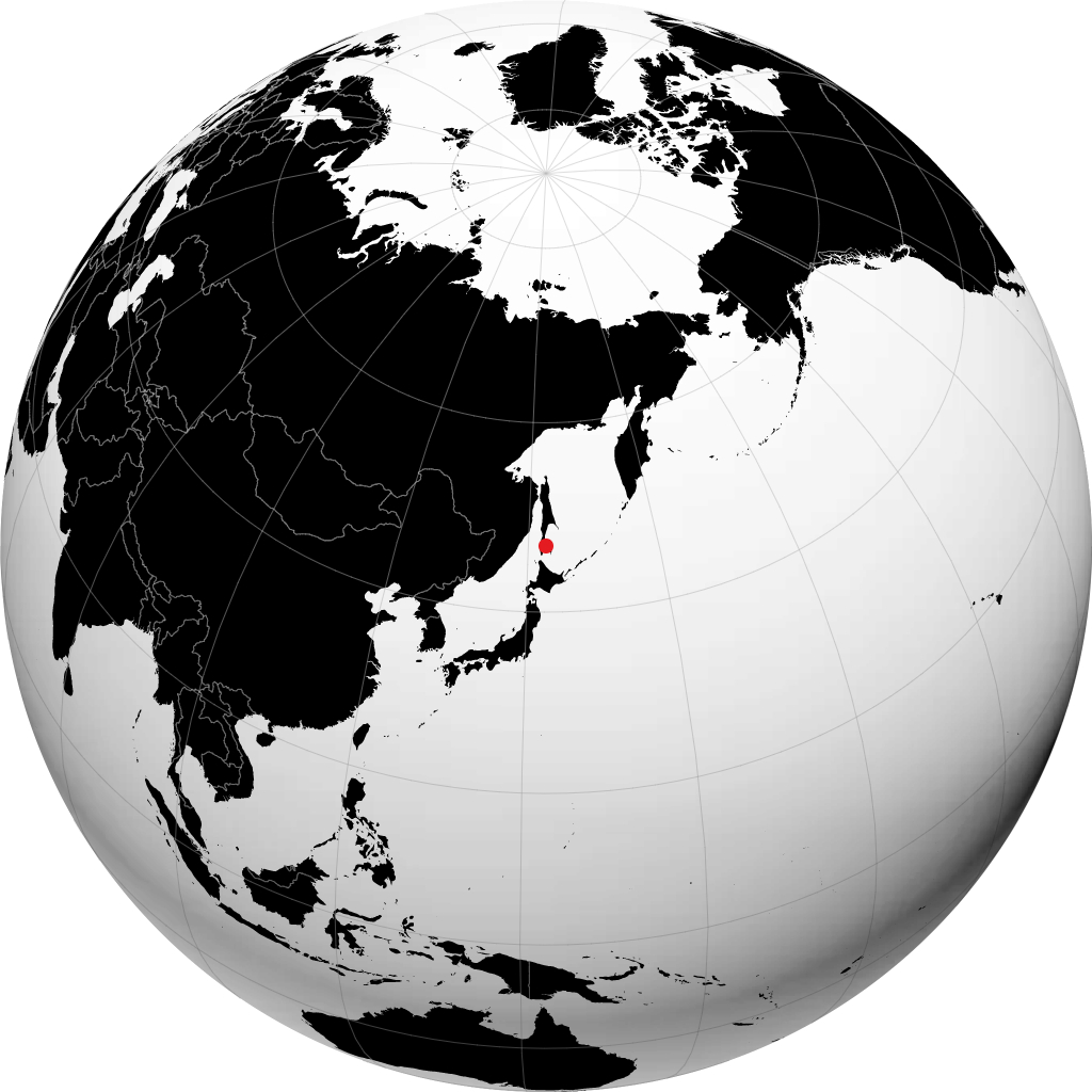 Yuzhno-Sakhalinsk sul globo
