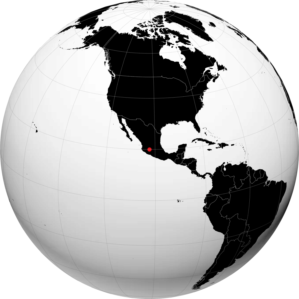 Zamora de Hidalgo sul globo
