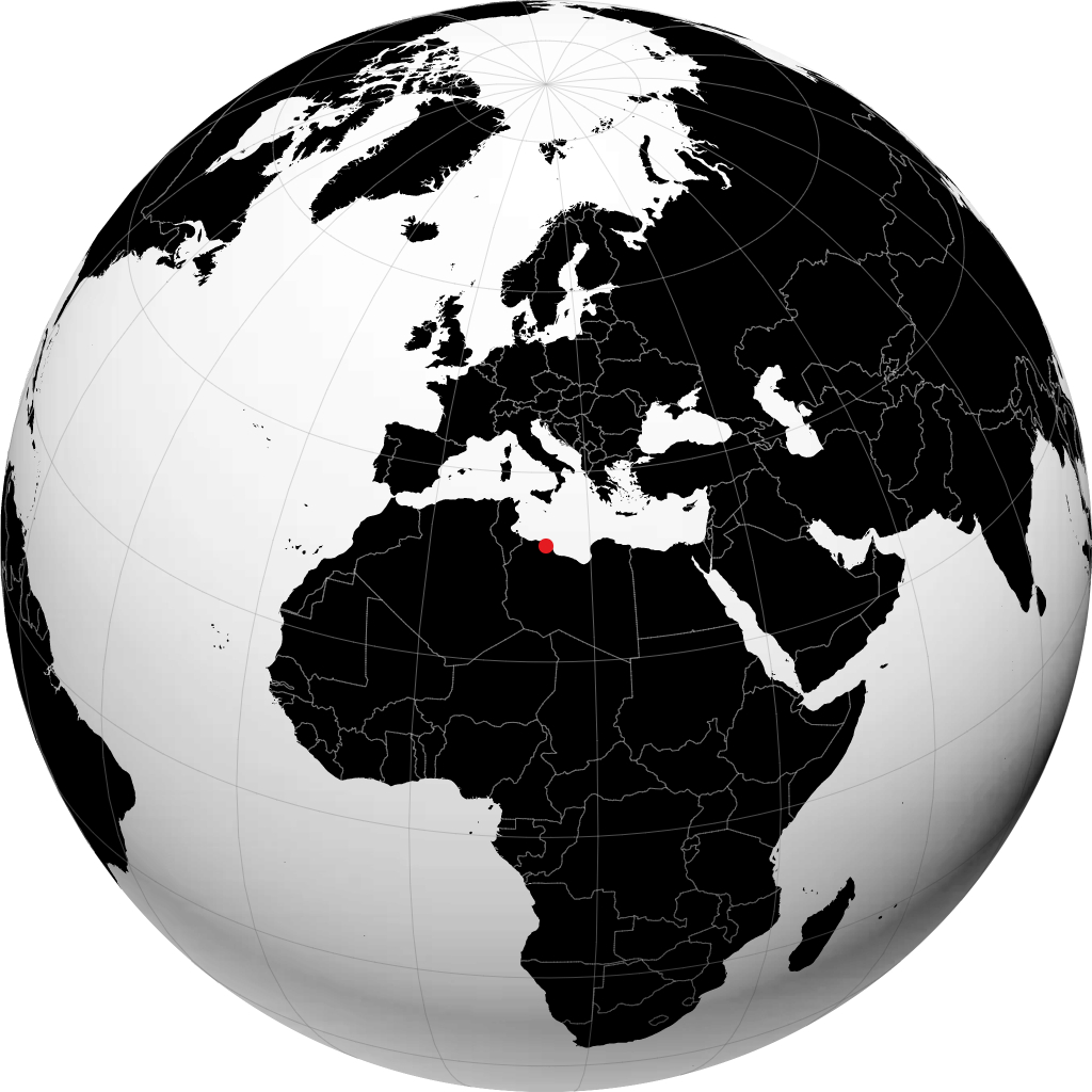 Zliten sul globo