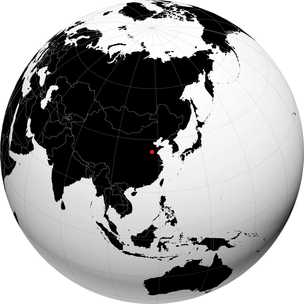 Zoucheng sul globo