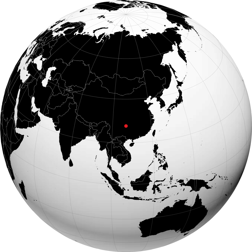 Zunyi sul globo