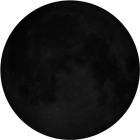 Luna crescente, illuminazione 0.6%
