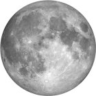 Luna piena, illuminazione 100%