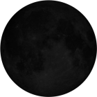 Luna nuova, illuminazione 0%