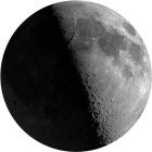 Gibbosa crescente, illuminazione 59%