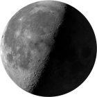 Gibbosa calante, illuminazione 59.6%