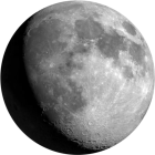 Gibbosa crescente, illuminazione 86.6%