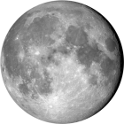 Gibbosa calante, illuminazione 97.6%